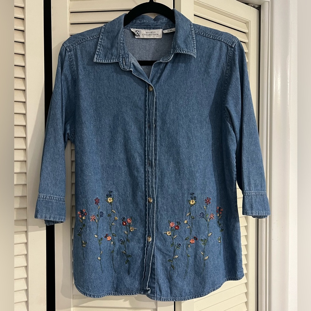 Vintage Denim Button Down